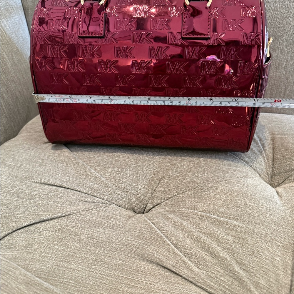 Michael Kors Glossy Red Satchel and Wallet Set - Picture 12 of 12